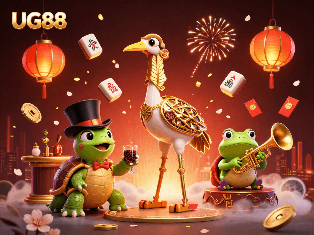 Experience the thrill of winning at UG88 with lively casino characters and dynamic gambling elements.