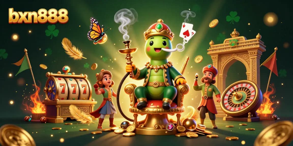Experience bxn888 with exciting poker-themed casino action and vibrant 3D characters.