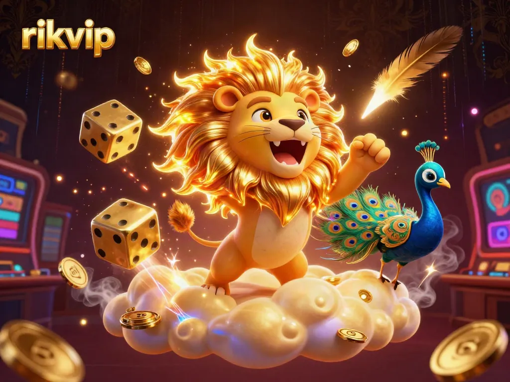 Experience victory and excitement with rikvip in this vibrant, action-packed casino scene!