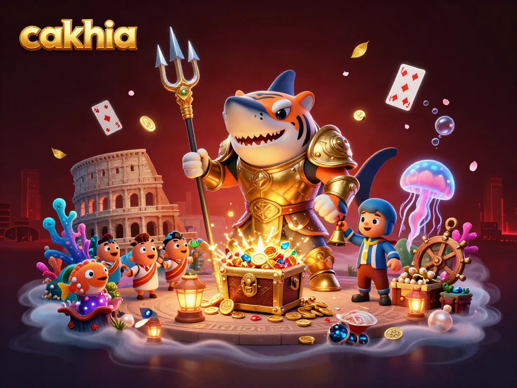 Watch Cakhia's thrilling underwater casino with a shark hero and vibrant treasures!