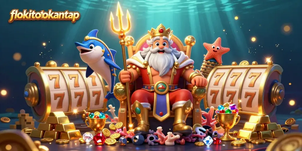 Experience thrilling wins with flokitotokantap, featuring Neptune and exciting slot elements