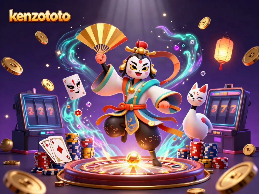 Experience the thrilling gameplay at kenzototo with vibrant symbols and an energetic atmosphere.