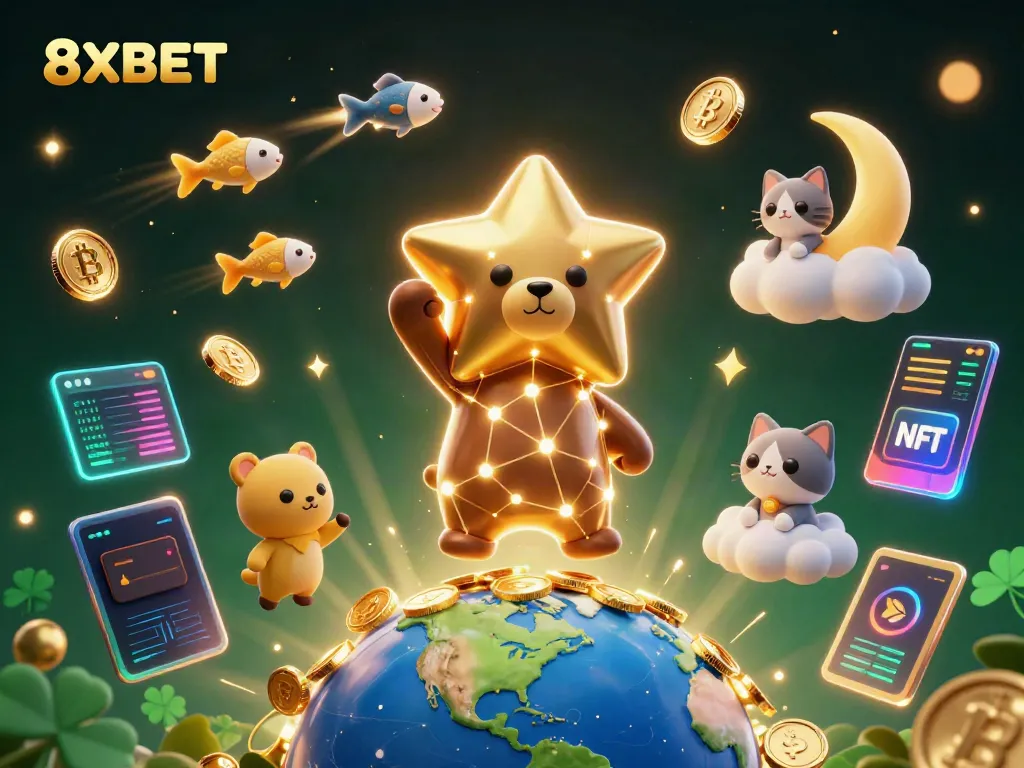 Experience rich gameplay with 8XBET, featuring a vibrant casino scene full of dynamic elements.