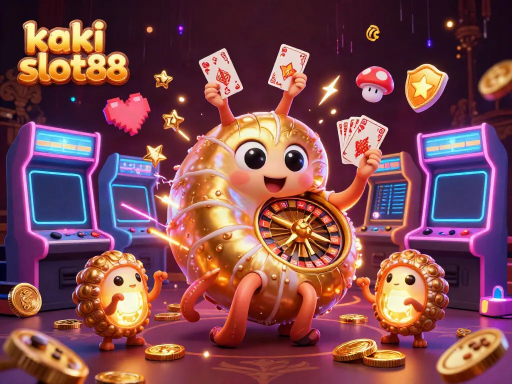 Rasakan keseruan permainan slot yang menarik di kaki slot88 dengan berbagai simbol dan elemen kasino.