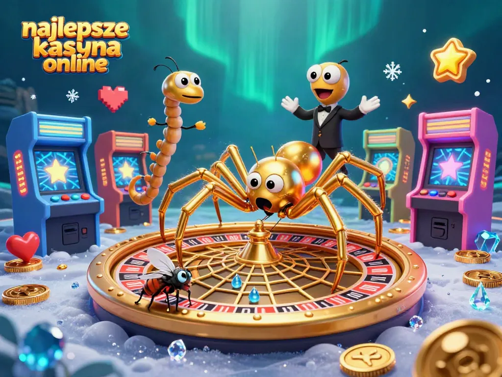 Experience the best online casinos with vibrant games and a unique cartoon-style roulette wheel.