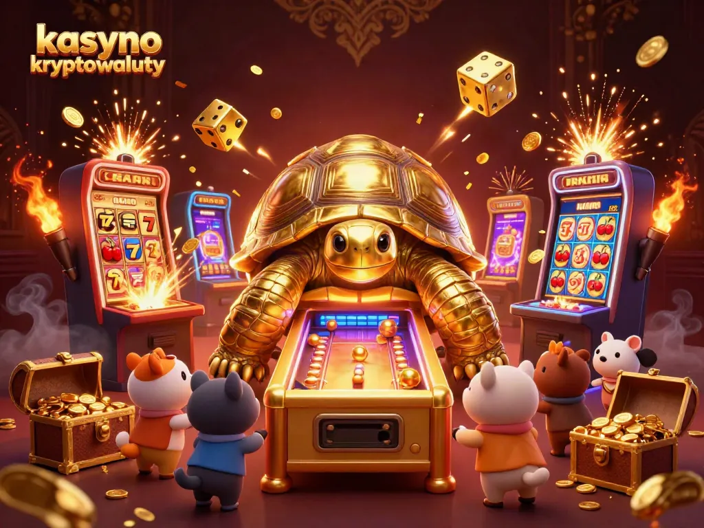 Experience the excitement of kasyno kryptowaluty with dynamic 3D visuals of gambling fun.