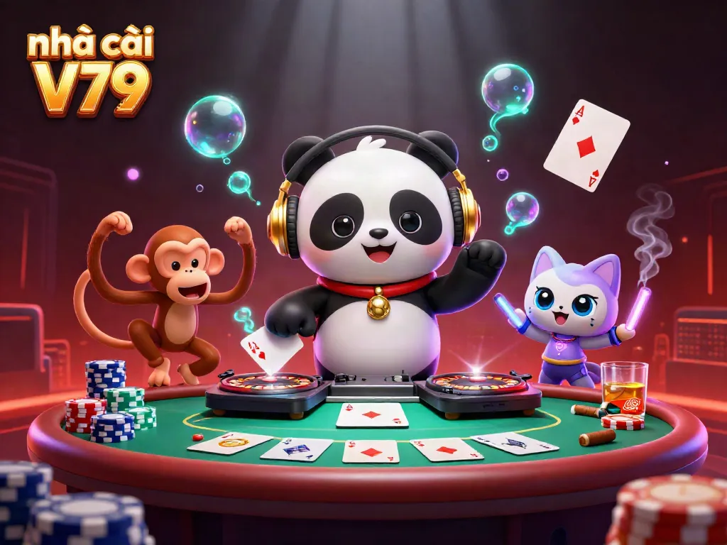 Nhà cái V79 thu hút người chơi với hình ảnh sinh động và đầy màu sắc từ các trò chơi casino.