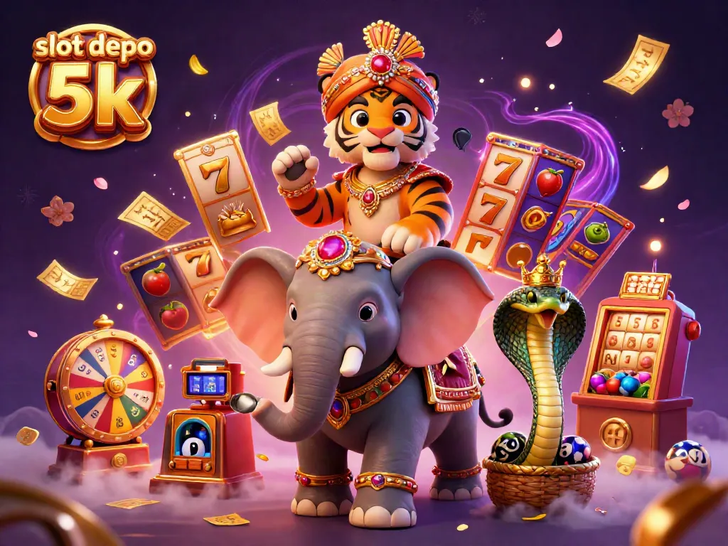 Engage in thrilling gameplay at slot depo 5k featuring jewel-encrusted characters and vibrant slots!