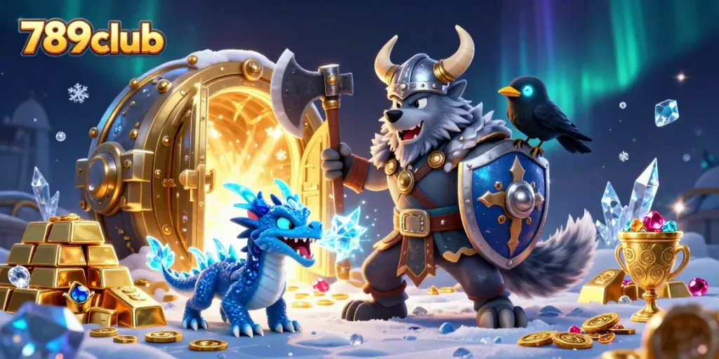 Engage in thrilling gameplay at 789club with captivating Viking and dragon gaming adventure.
