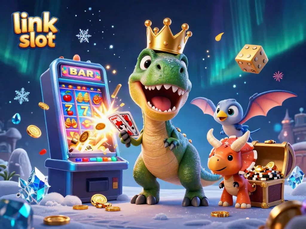Players enjoying the thrill of the link slot experience with colorful characters and dynamic casino visuals.