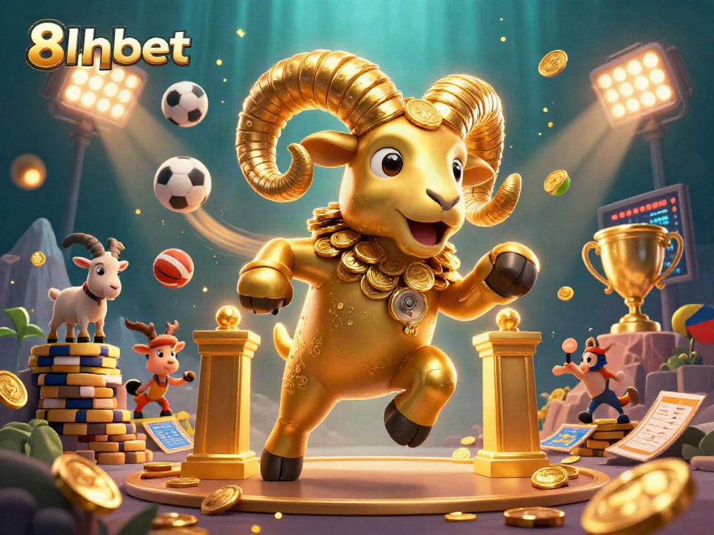 Experience the excitement of sports betting with 8xbet's dynamic 3D illustration showcasing thrilling action!