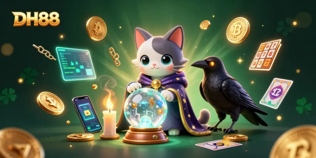 Engage with the thrilling DH88 casino experience featuring mystic elements and vibrant 3D graphics.