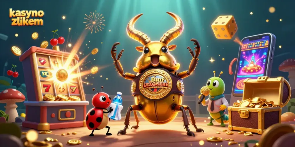 Engaging scene with kasyno z blikiem showcasing vibrant casino elements and characters in action.