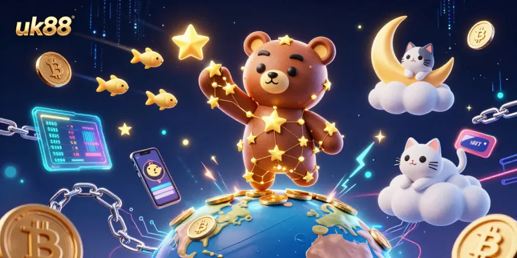 Join the thrilling experiences at uk88, discovering golden chances with vibrant 3D elements.