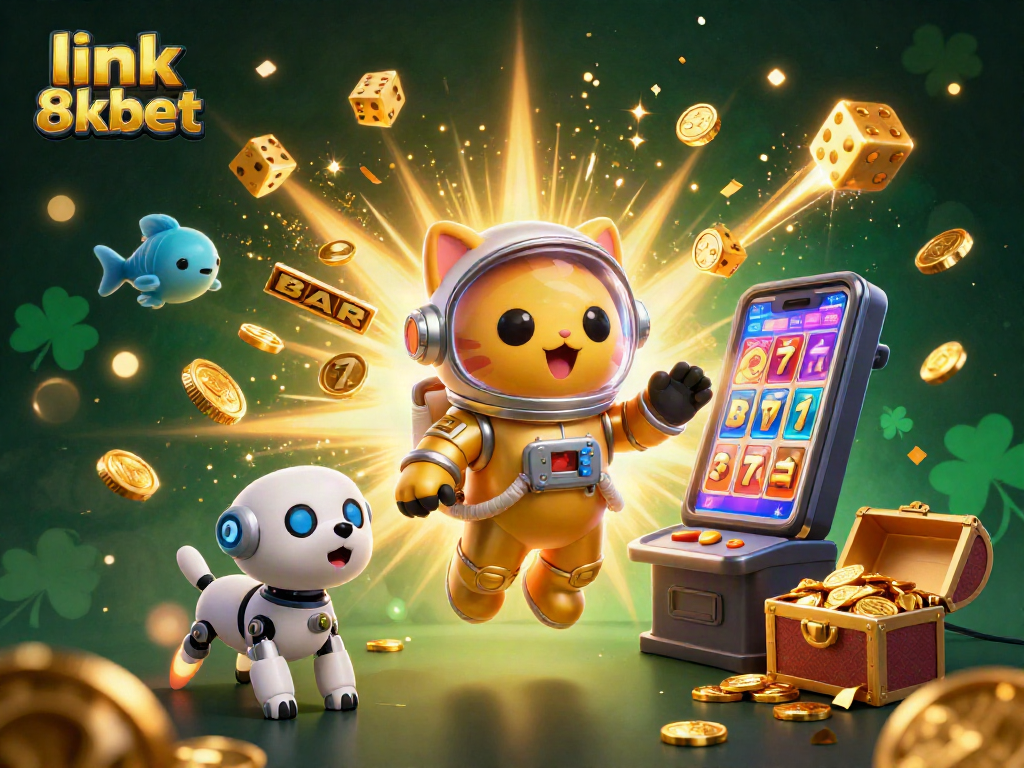 Play exciting casino games with link 8xbet featuring vibrant cartoon elements and jackpots.