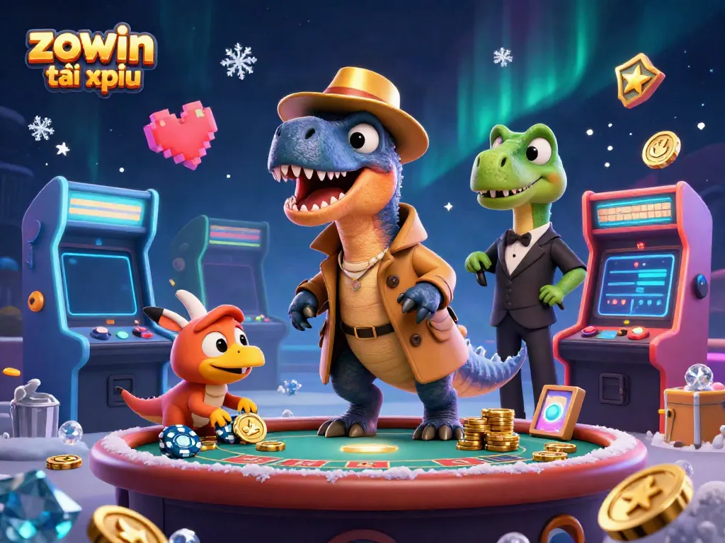 Experience thrilling gameplay and excitement with zowin tài xỉu in this vibrant casino scene.