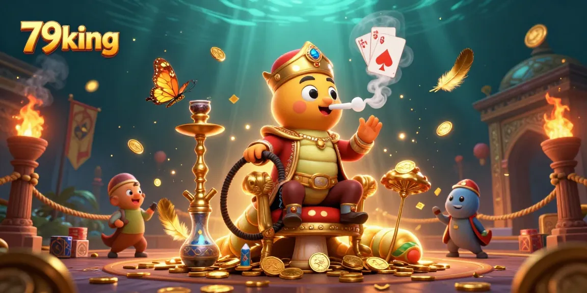 Experience thrilling poker strategies with 79king's vibrant casino scene featuring engaging characters.